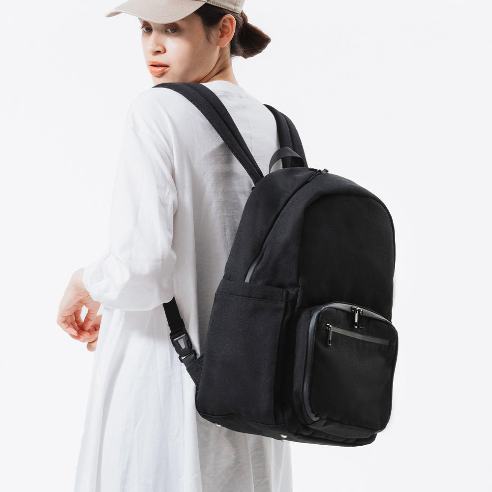 R-PET(リサイクルポリエステル) 2階構造 ユニセックスリュック