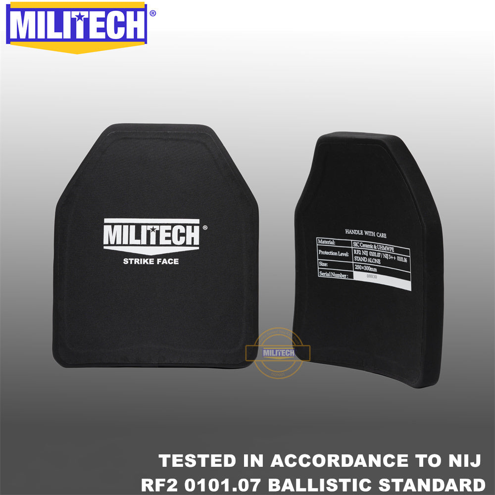 MILITECH® NIJ III++ 0101.06 / RF2 0101.07 Lightweight SIC Shooters