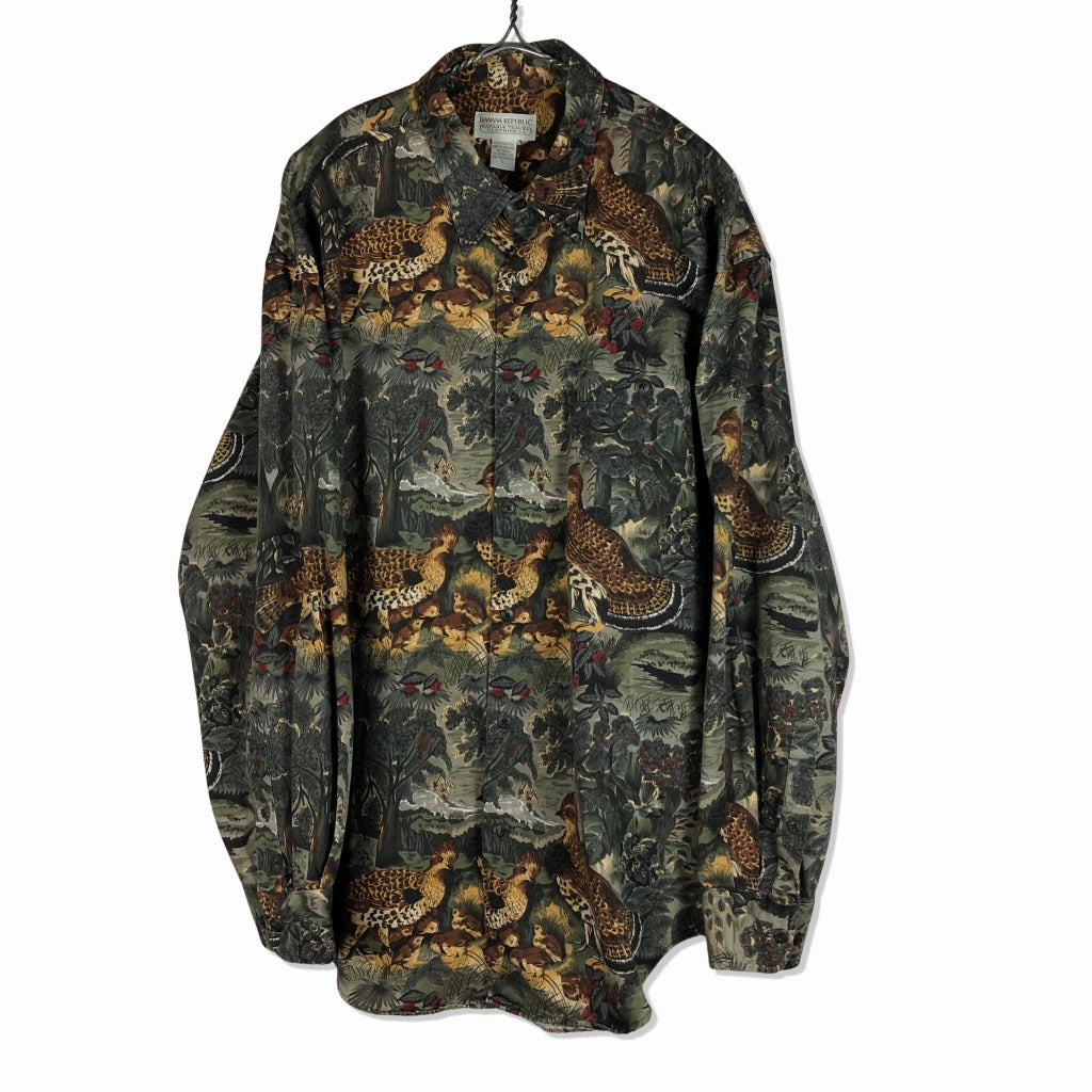 90s Banana Republic SAFARI&TRAVEL CLOTHING CO. Long Sleeve Shirts