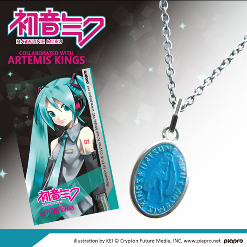 初音ミク】髪留めモチーフ Artemis Kings コラボ指輪 アパレル