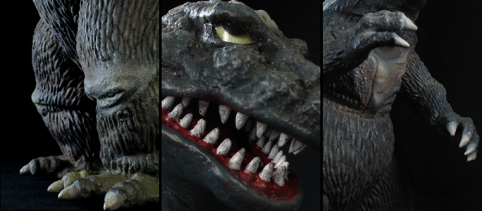 ビリケン商会】 完成品 キンゴジ（キングコングVSゴジラ）