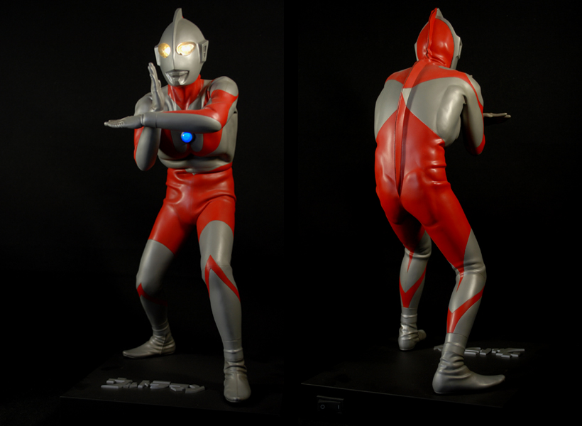 海洋堂】 メガソフビ ウルトラマンCタイプ 電飾ver. 完成品