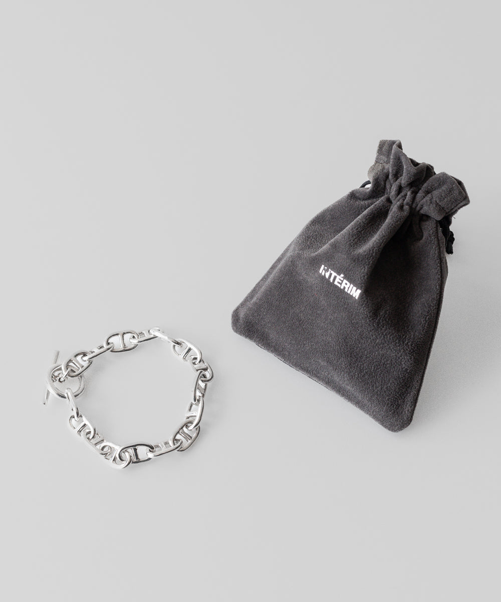 INTÉRIM/インテリム】TAXCO SILVER ANCHOR BRACELET - SILVER(24S