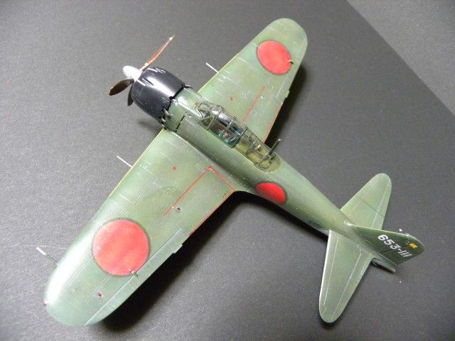タミヤ1/72 零戦52型完成!! : つれづれプラモ製作記