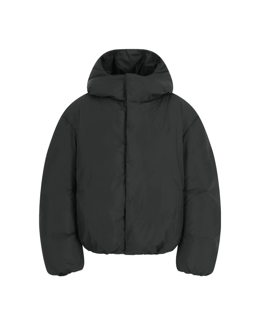 AMOMENTO】HOODED DOWN PUFFER - BLACK