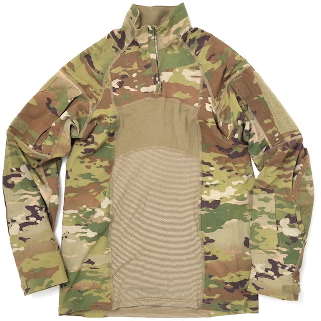 US(米軍放出品)クォータージップ コンバットシャツ [OCP マルチカム