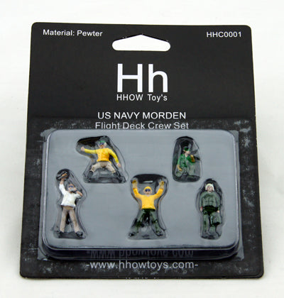 Hhowtoys アメリカ海軍空母 フライトデッキクルーセット（No.1） 1/72