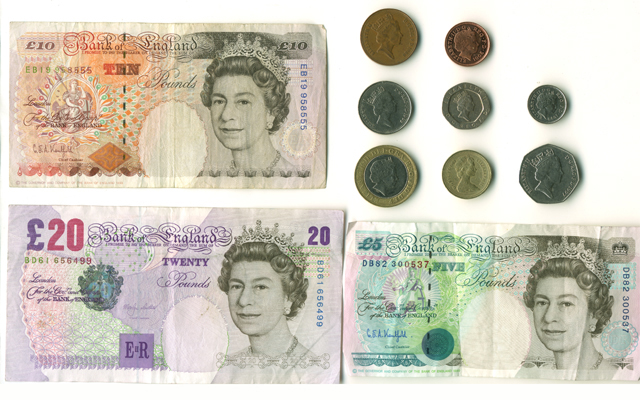 通貨（ポンド）