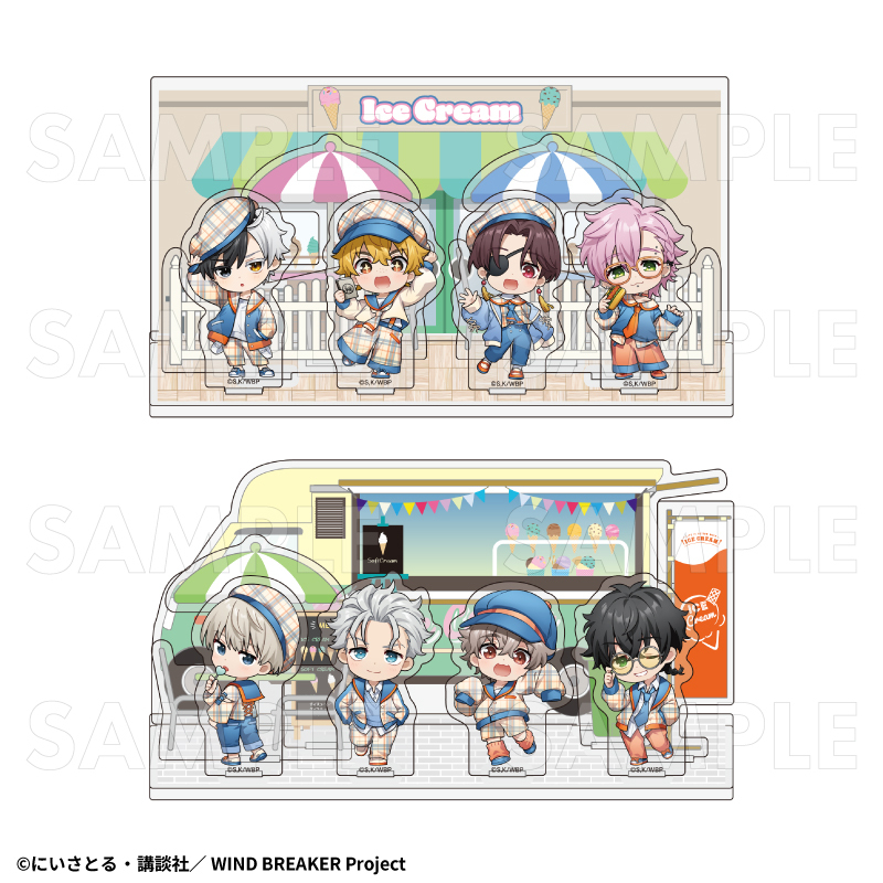 TVアニメ「WIND BREAKER」 アクリルジオラマ チェックセーラー（全2種