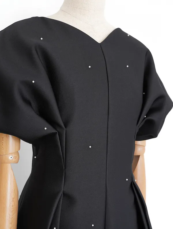 CELFORD（セルフォード） パールドットドレス（ブラック/サイズ38