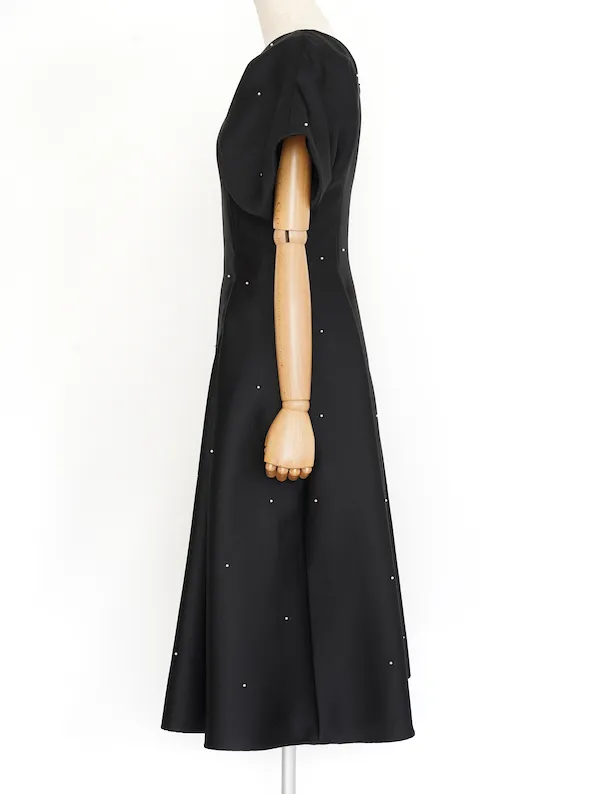 CELFORD（セルフォード） パールドットドレス（ブラック/サイズ36