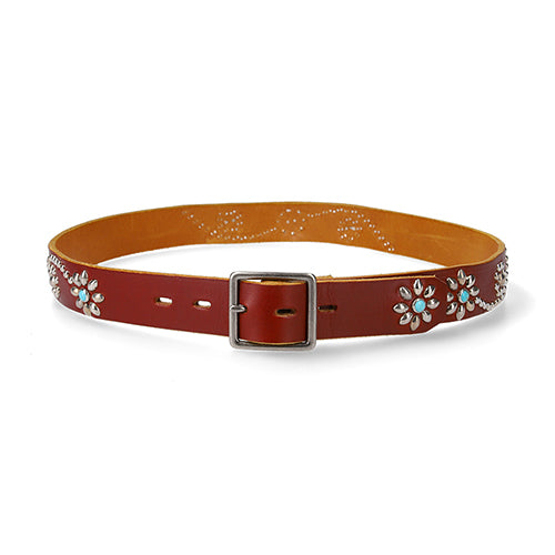 Belt #25 1.25 Turquoise with End – TIME AFTER TIME