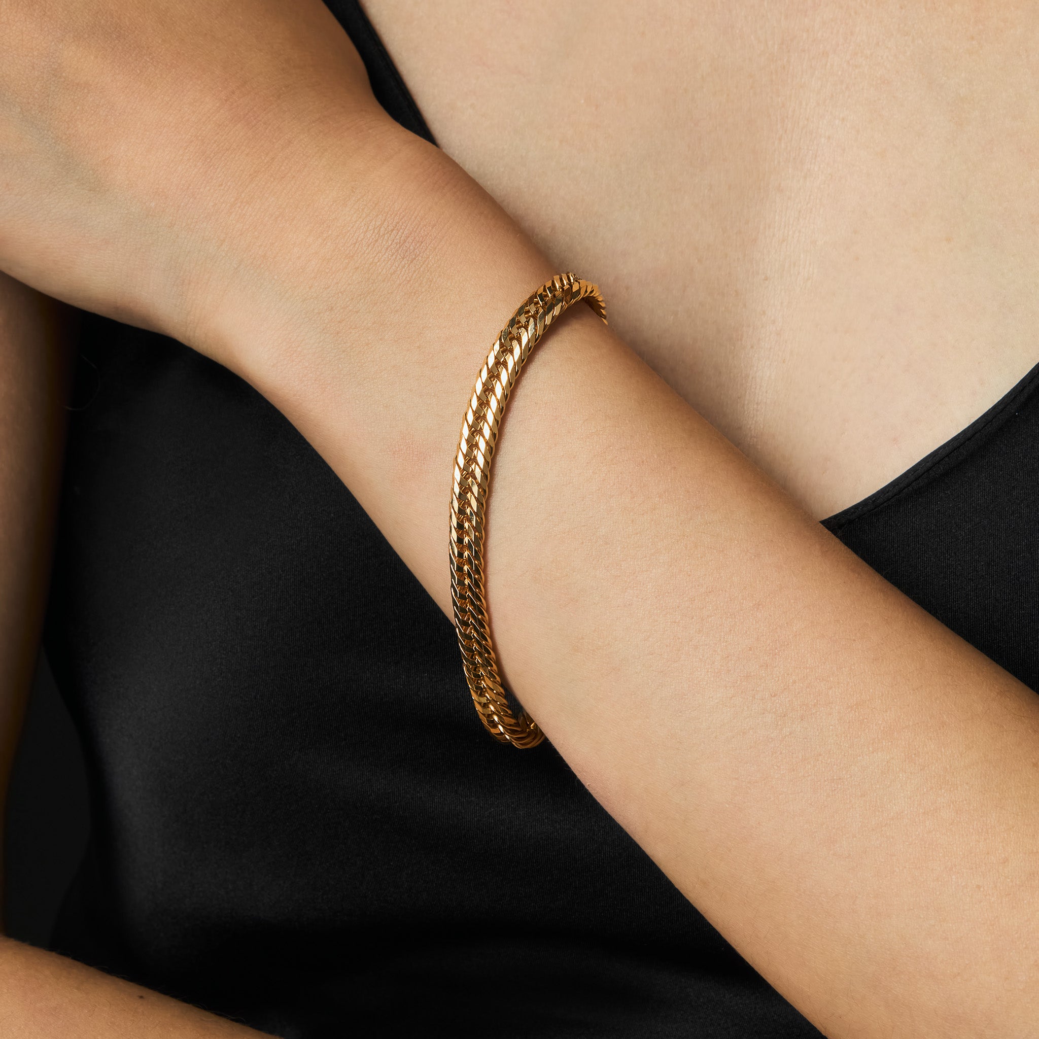 喜平ブレスレット / 18金 イエローゴールド（K18 トリプル12面カット