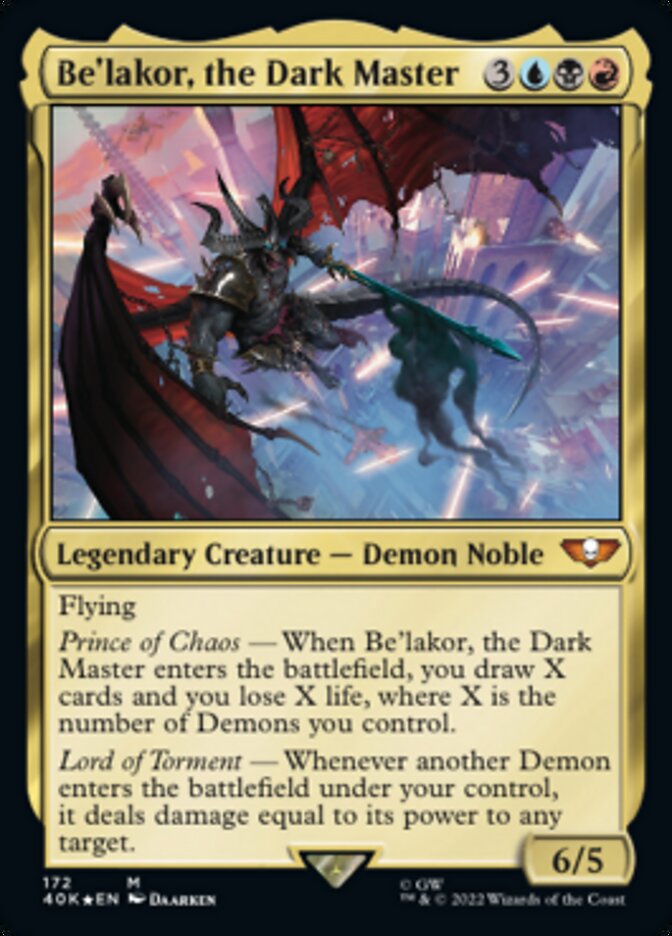 Be'lakor, the Dark Master [Warhammer 40,000] – TokenMTG