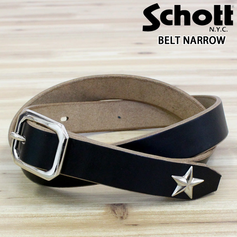Schott ショット PERFECT BELT NARROW パーフェクト ベルト ナロー