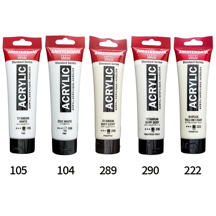 楽天市場】アクリル絵具 単色 バラ売り 120ml アムステルダム
