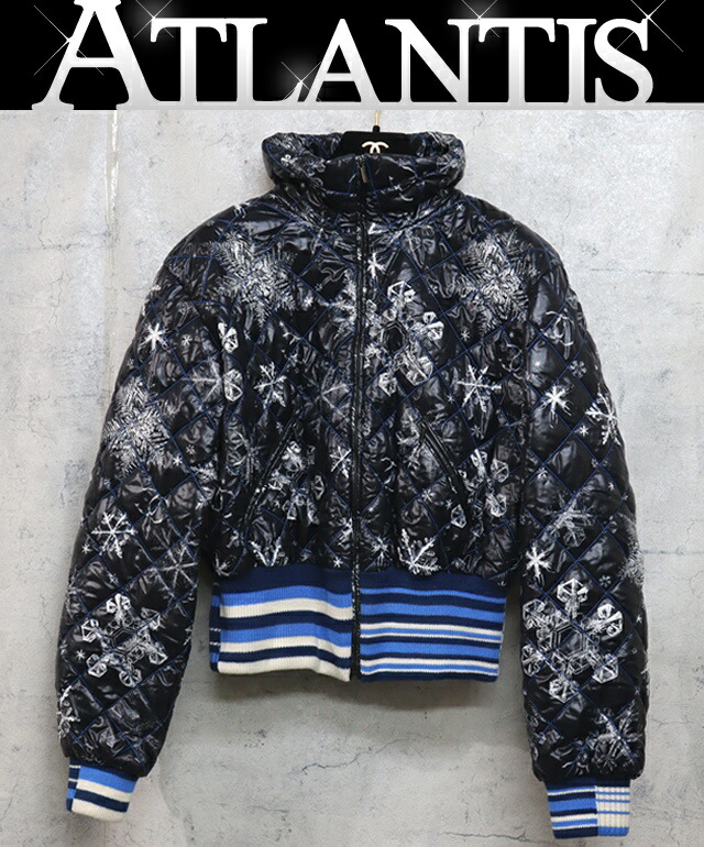 楽天市場】【広尾店】シャネル CHANEL フード付き ダウンジャケット