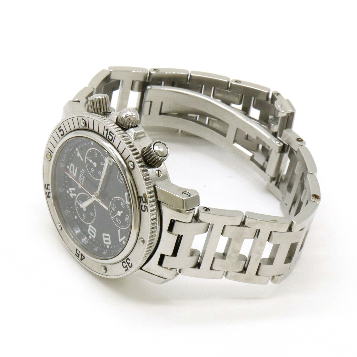 楽天市場】HERMES エルメス クリッパーダイバー クロノグラフ デイト