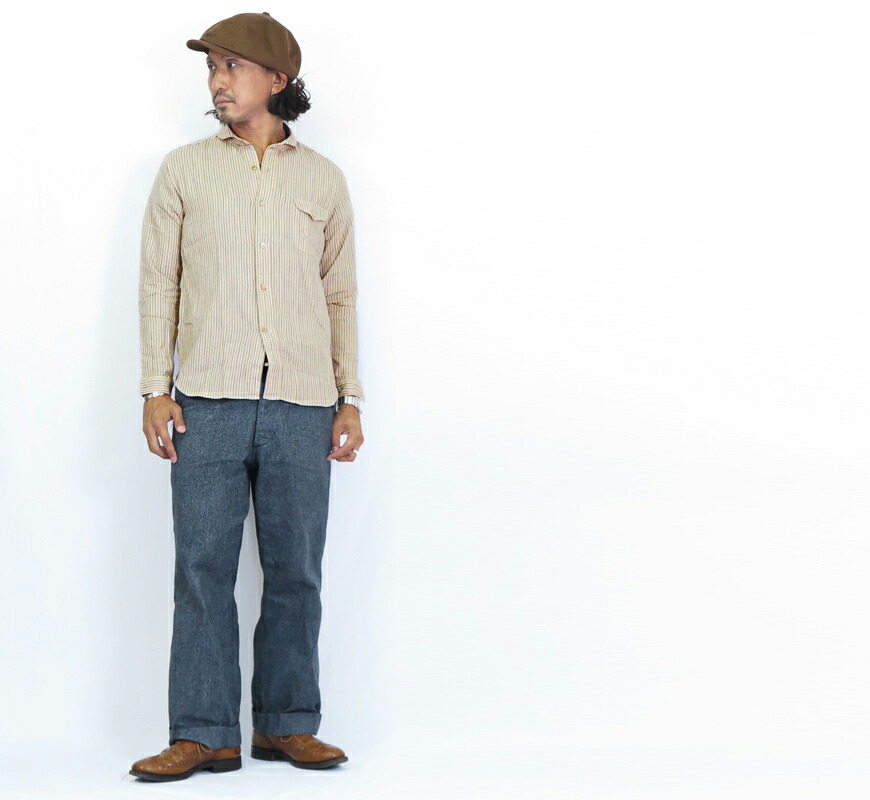 楽天市場】ORGUEIL オルゲイユ インディゴストライプ 長袖 ショール