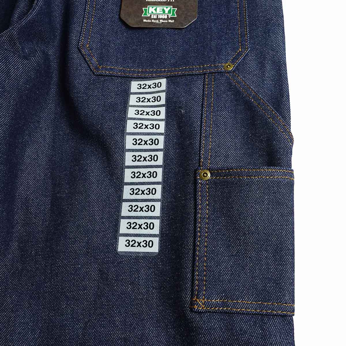 楽天市場】【クーポン配布中】キー KEY ダブルフロント デニム ロガー