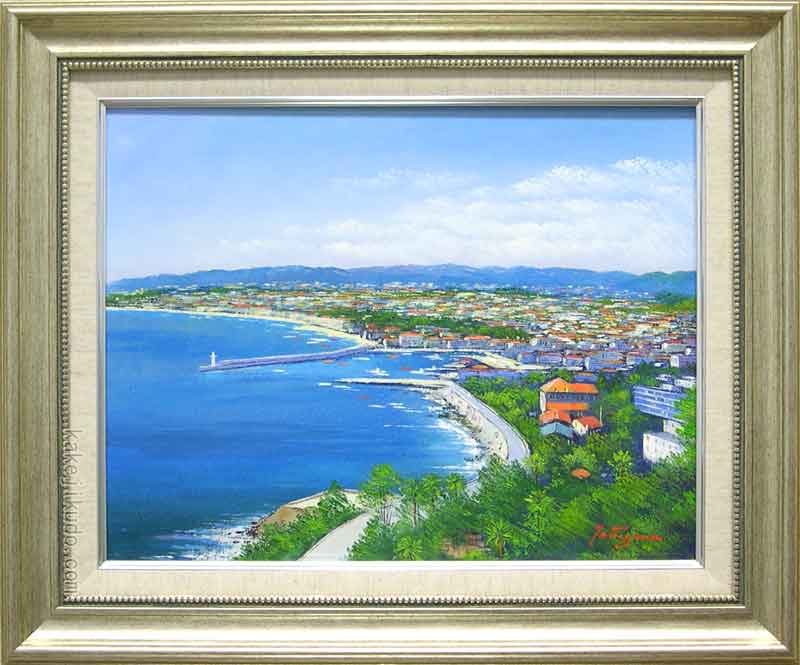 楽天市場】絵画 油絵 南フランス地中海コートダジュール （滝川英彦