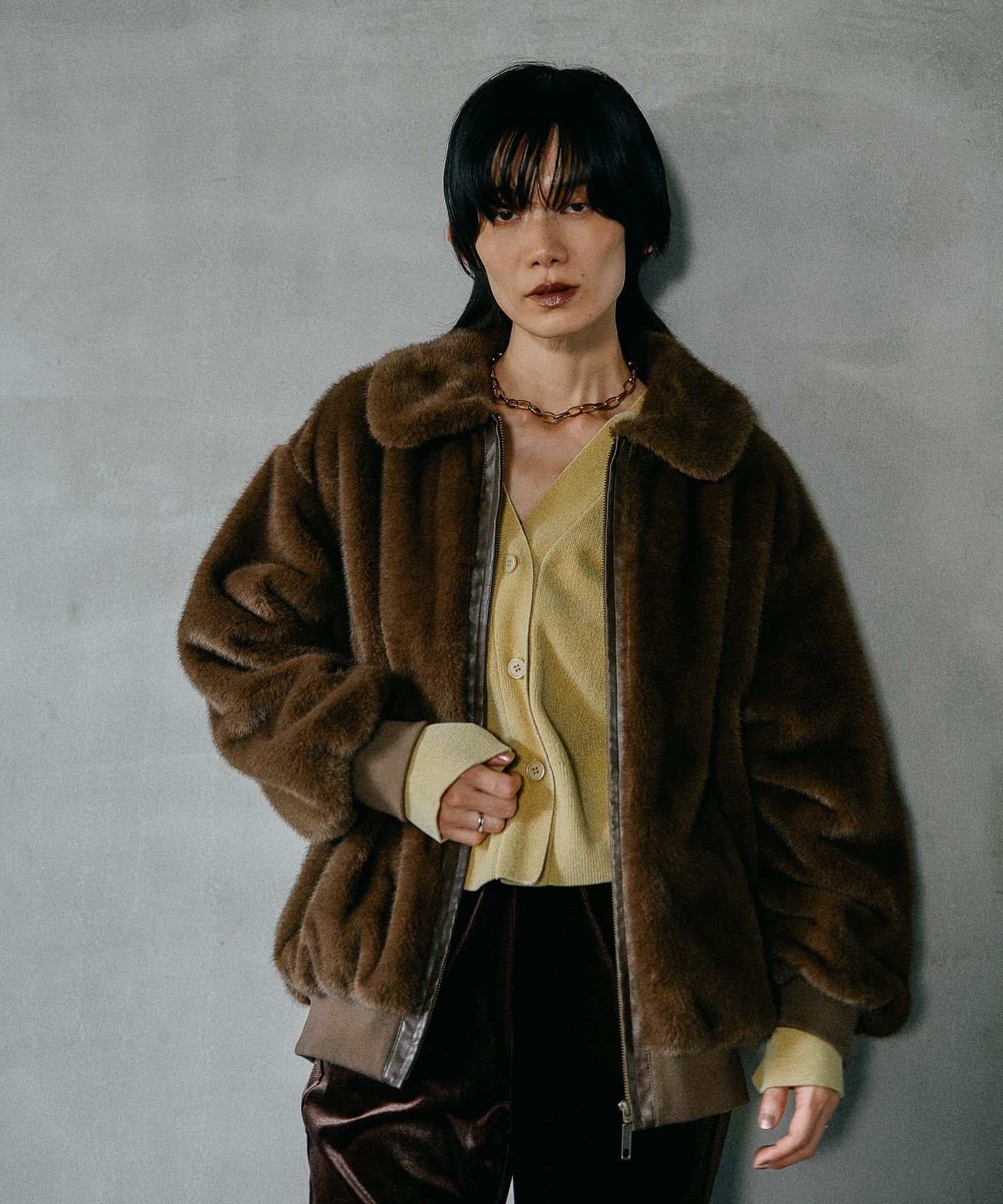 LEPSIM｜ミンク風ファーブルゾン | Rakuten Fashion(楽天ファッション