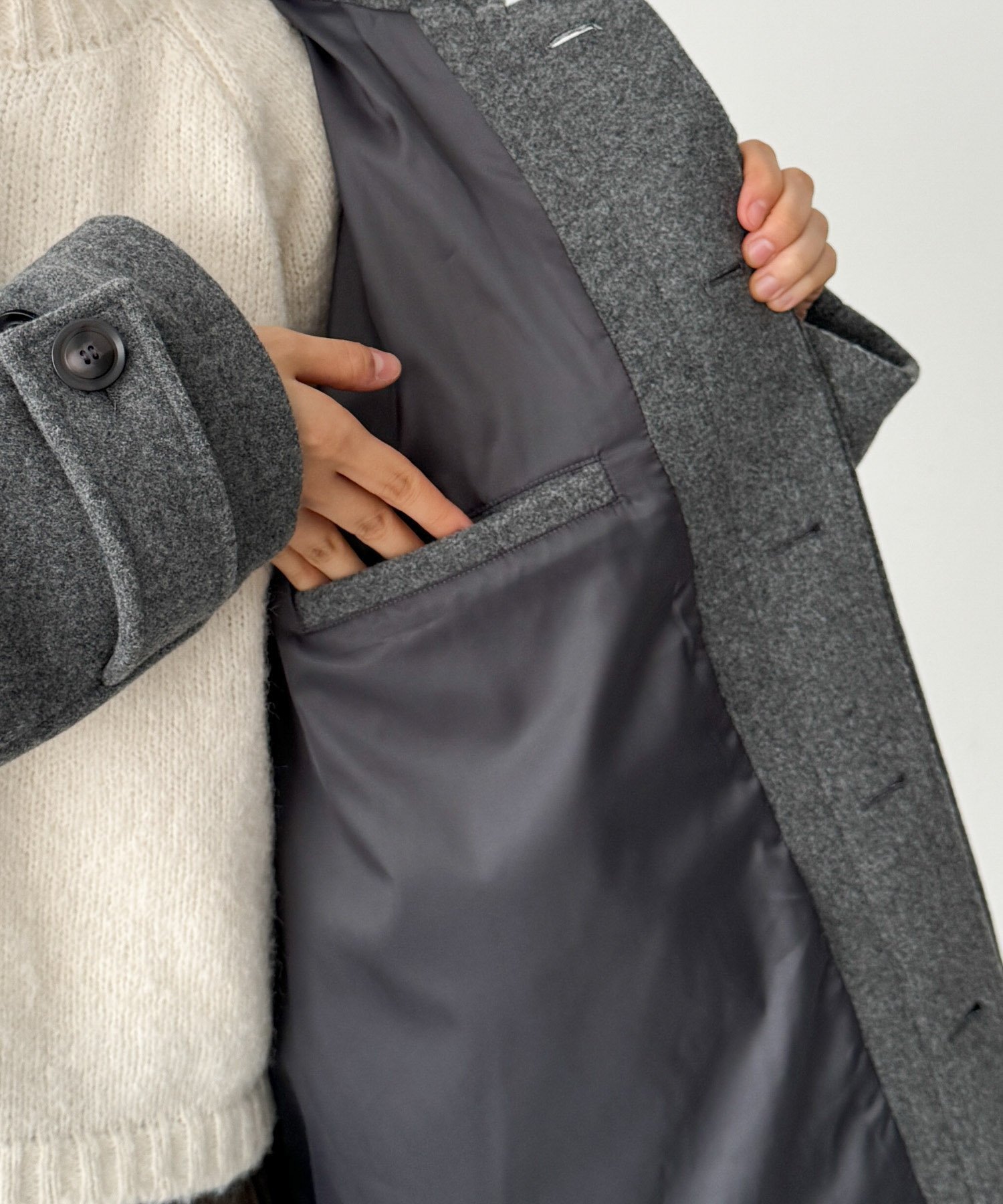 CANAL JEAN｜El mar(エルマール) ダッフルハーフコート | Rakuten