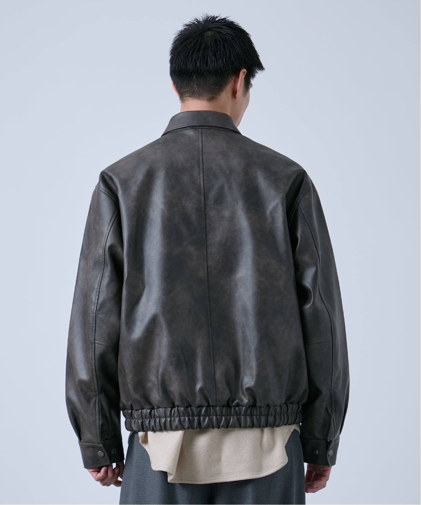 B.C STOCK｜Eddie Bauer 別注 フェイクレザーブルゾン | Rakuten