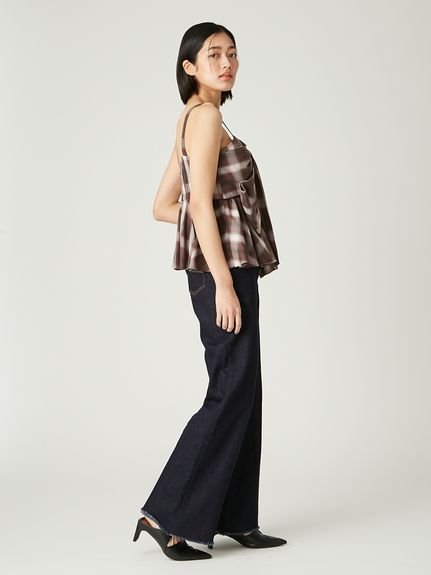 FRAY I.D｜オンブレラメチェックリボンキャミ | Rakuten Fashion(楽天