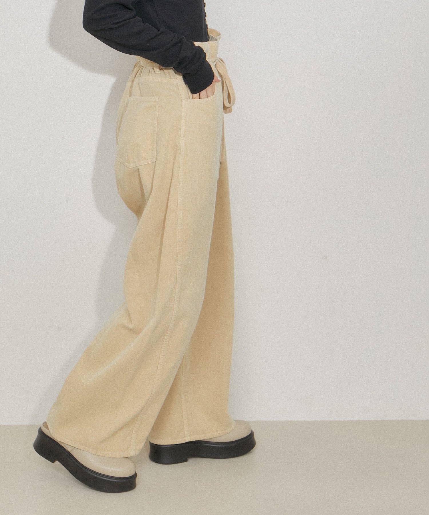 ADAM ET ROPE'｜【一部WEB限定サイズ】ガーメントダイコーデュロイ