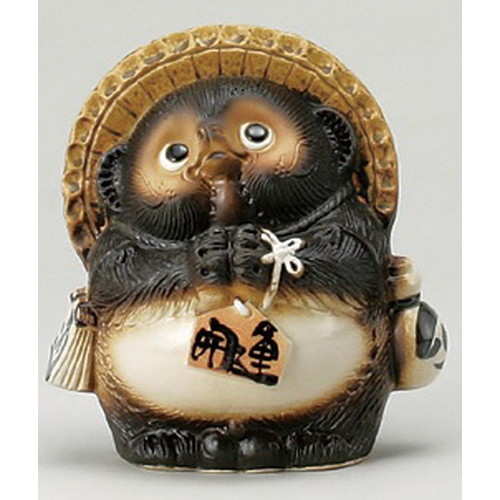 楽天市場】☆ 信楽たぬき ☆ 5号おねがい狸 [ 160 x 120 x 175mm