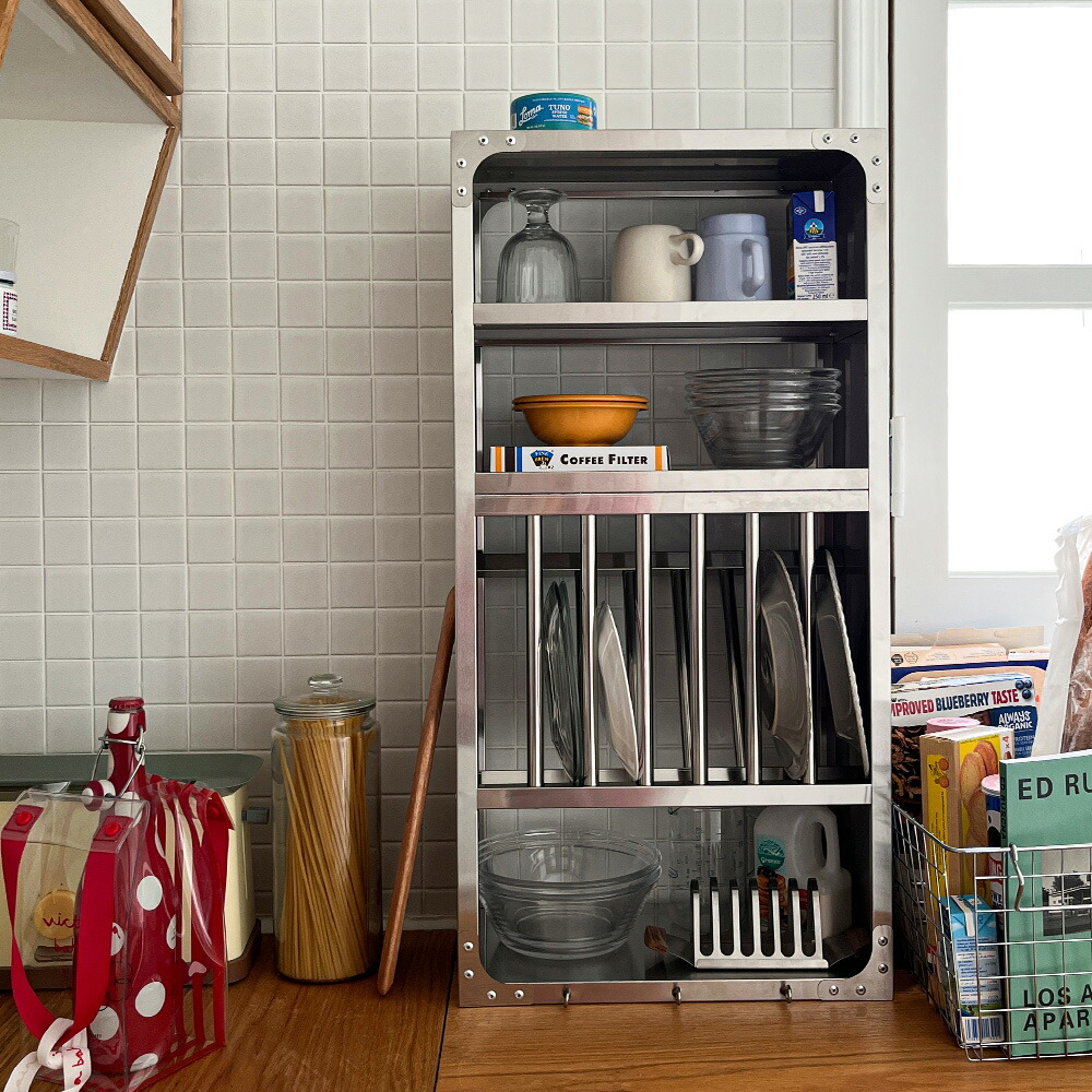 楽天市場】O'gre オグレ ステンレスキッチンラック 韓国インテリア 縦