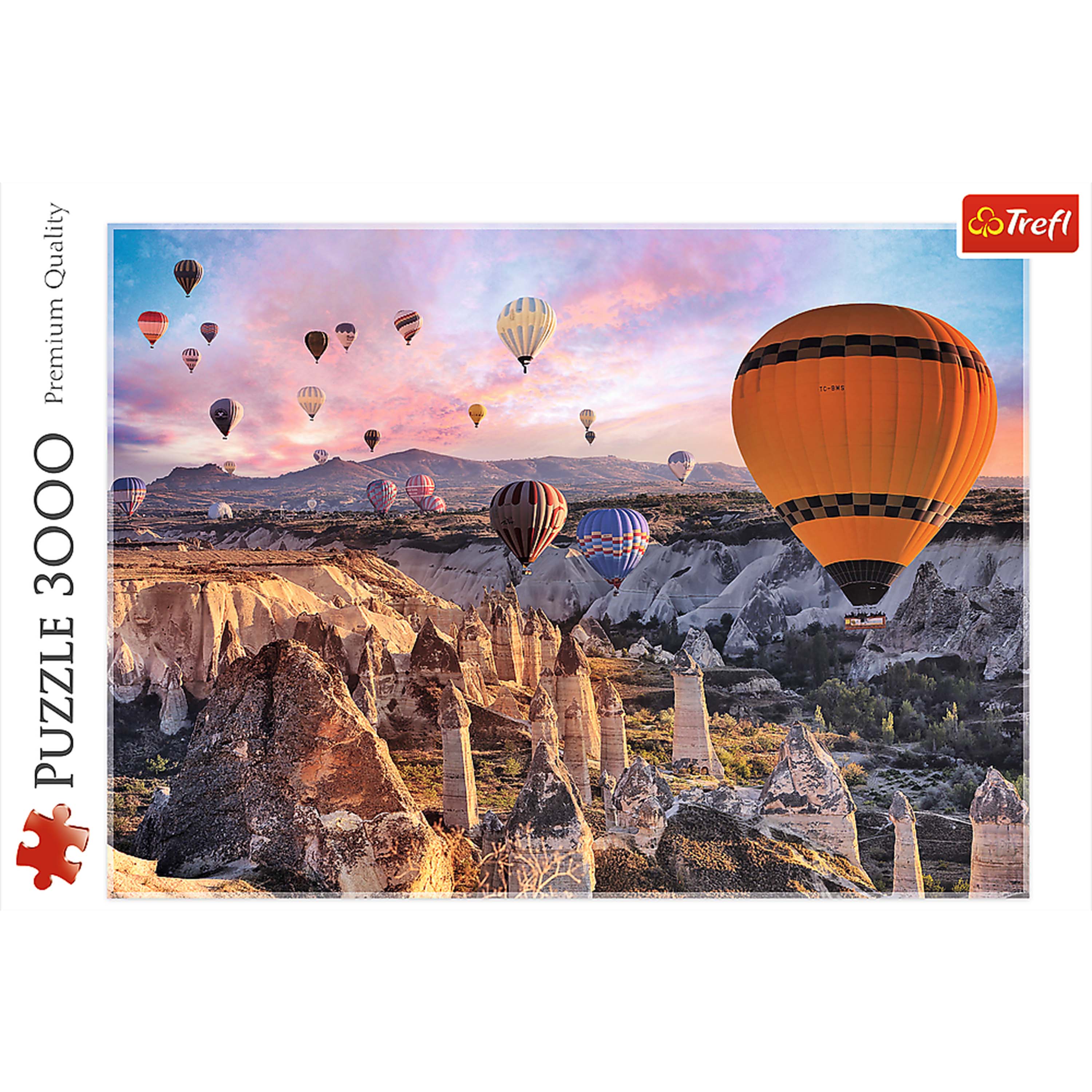 Trefl Red 3000 Piece Puzzle - Balloons over Cappadocia – Trefl USA