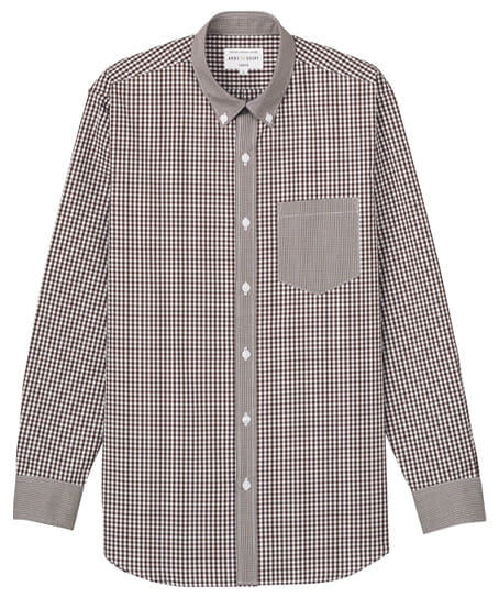 全2色】長袖ボタンダウンシャツ（ギンガムチェック・男女兼用） EP8533