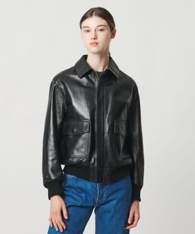 LOEFF＞ラムレザー フライトジャケット UNISEX