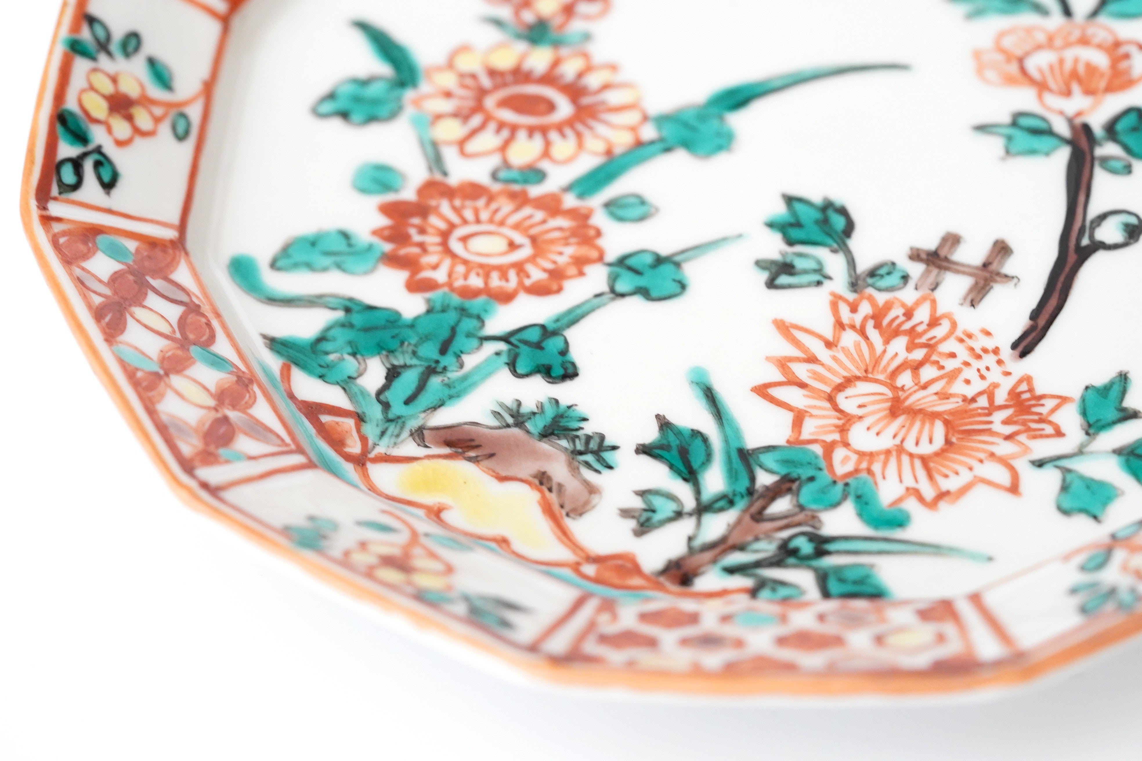 山本恭代】色絵牡丹菊文十二角皿 – うつわ御結