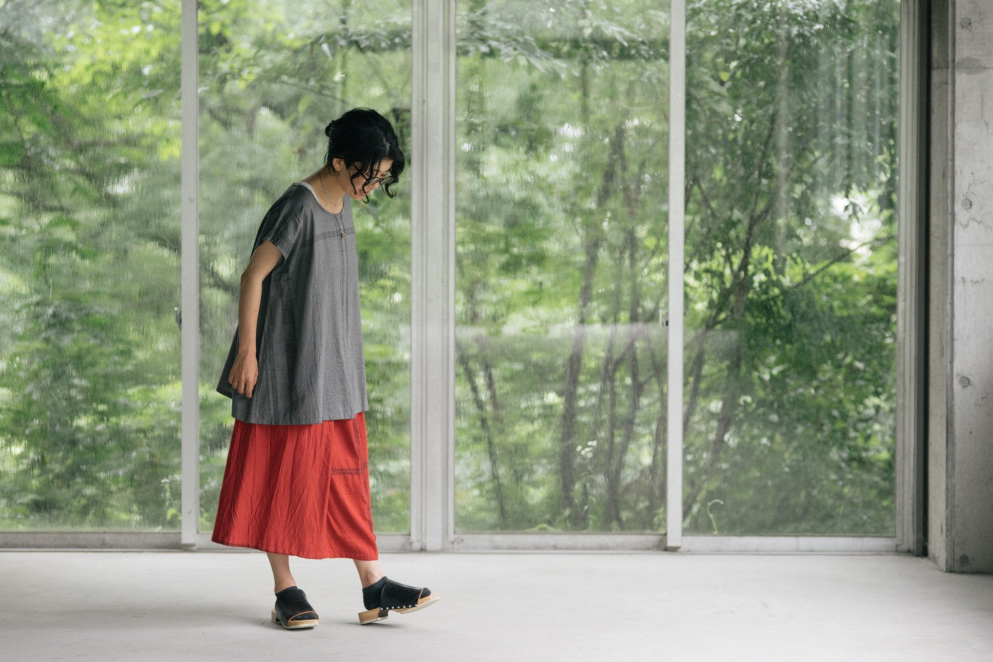 fuwa-T short cotton｜tamaki niime 玉木新雌