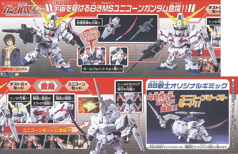 ユニコーンガンダム (SD) (ガンプラ) - ホビーサーチ ガンプラ他