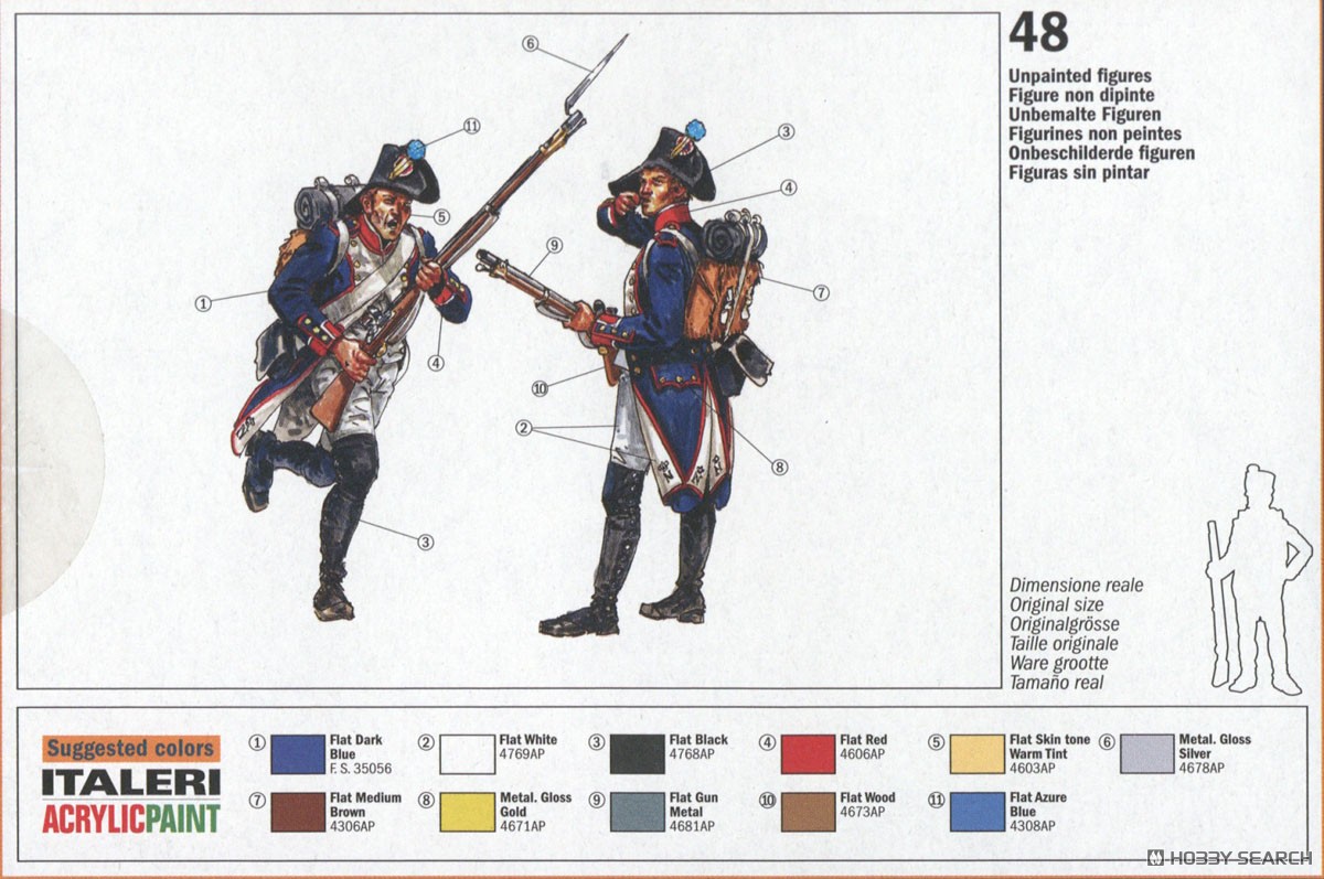 ナポレオン戦争 フランス歩兵 1800-05 (プラモデル) - ホビーサーチ