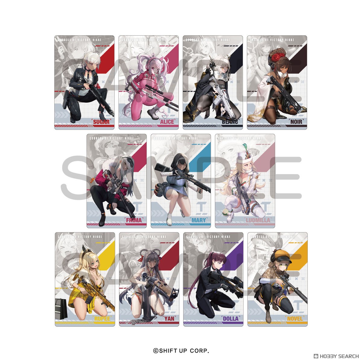 勝利の女神：NIKKE ガンガールメタルカードコレクションVol.3 (10個
