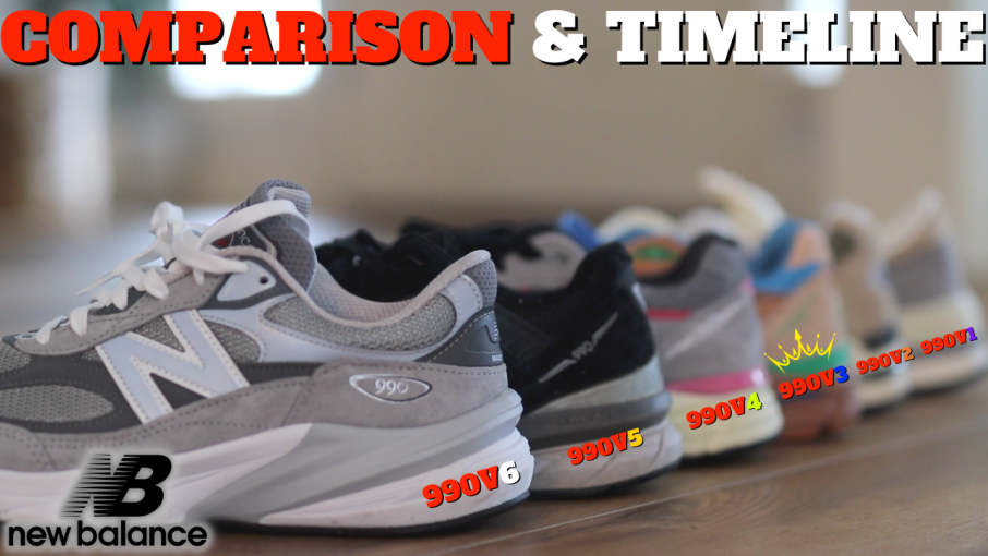 Which Is The BEST New Balance 990 Version? Comparison + Timeline