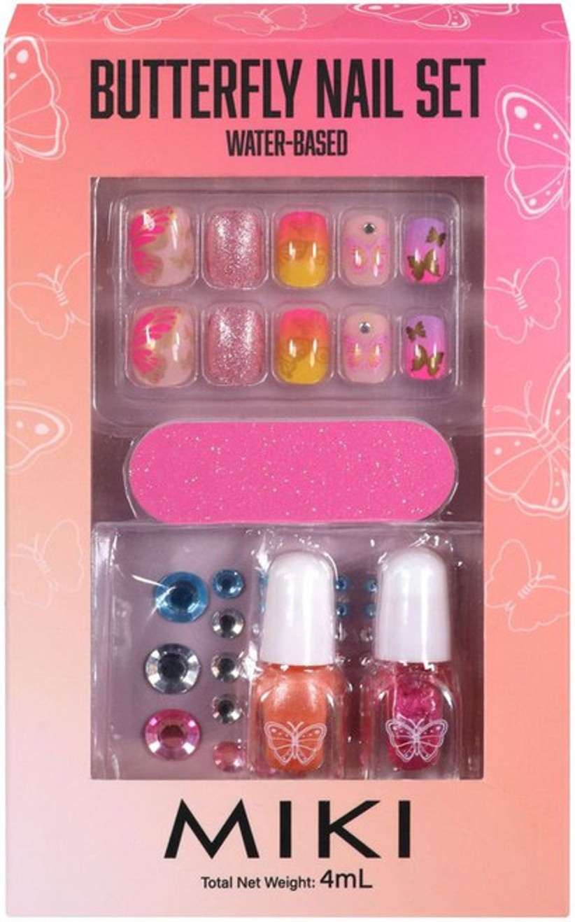 Miki Water Based Butterfly Nail Set 4ml | Chemistworks Pharmacy