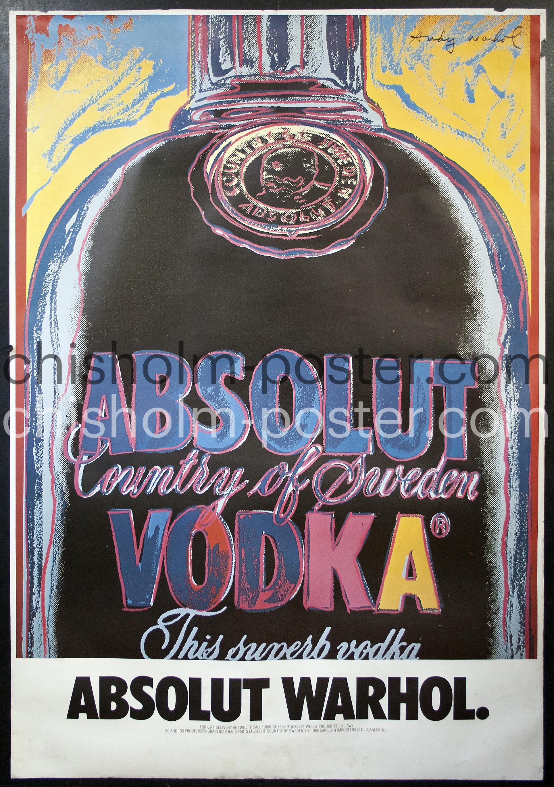Absolut Warhol Absolut Vodka - Bus Shelter display | Original