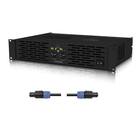 Behringer KM750 Pro 750W Stereo Power Amplifier with ATR W/25