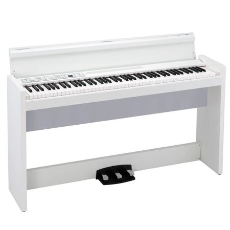 Korg LP-380 88-Keys Grand Digital Piano, White with Bench