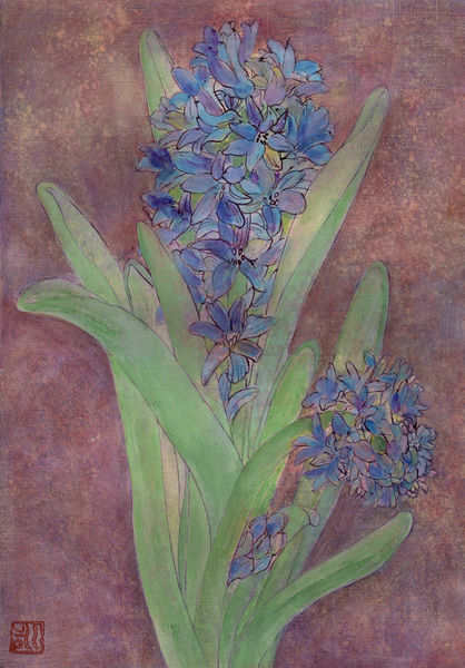 ヒヤシンス」 by 山元ひさ子｜Artmeter｜暮らしを彩るアートが、きっと