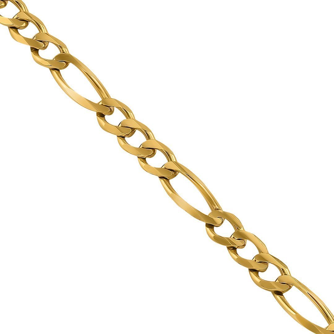 14k Yellow Gold Figaro Link Chain 5.75 mm – Avianne Jewelers