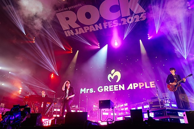 ライブレポート＞Mrs. GREEN APPLE、初のロッキントリで圧巻のステージ