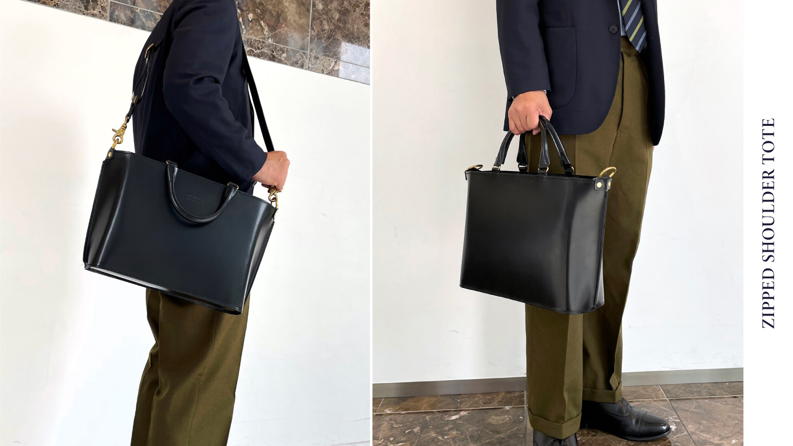 ビジネスにも最適な、2WAYで使えるグレンロイヤルの最新トートバッグ