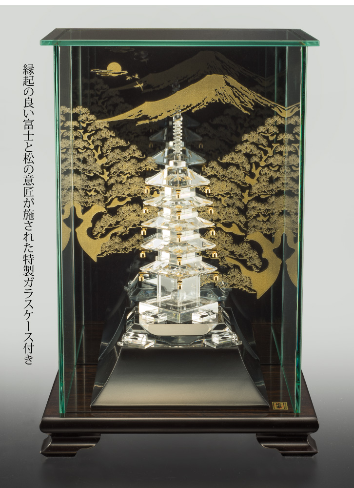 水晶五重塔 田中佑幸 - 三宝堂オンラインショップ